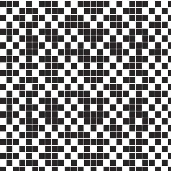 Papel de Parede Pastilha Preto, Cinza e Branco