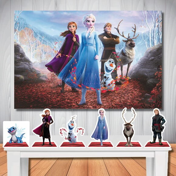 Kit Aniversário Festa Top Painel + Display Frozen 2