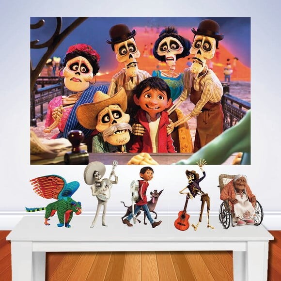 Kit Viva a Vida É Uma Festa, Painel de Aniversário e Totem