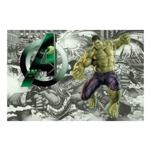 Painel de Festa Infantil Hulk - 1,50x1,00m