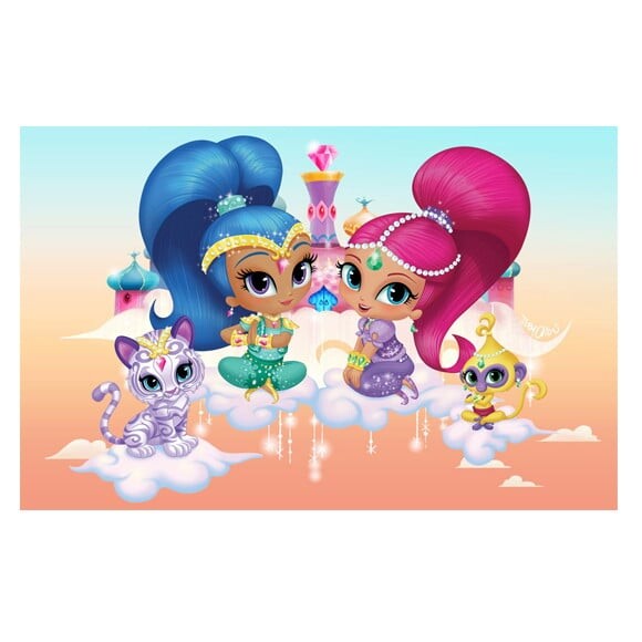 Painel de Festa Shimmer e Shine - 1,50x1,00m