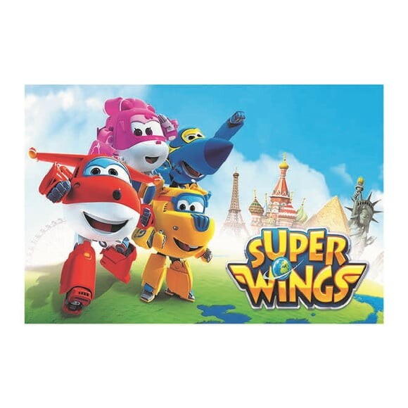 Painel de Festa Super Wings - 1,50x1,00m