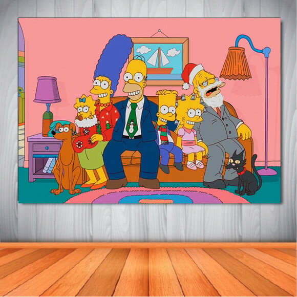 Painel Festa Simpsons - 1,50x1,00m