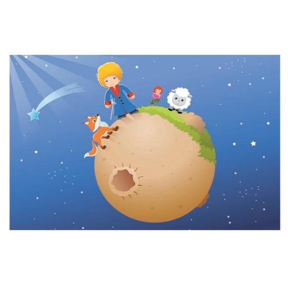Painel Infantil o Pequeno Príncipe - 1,50x1,00m