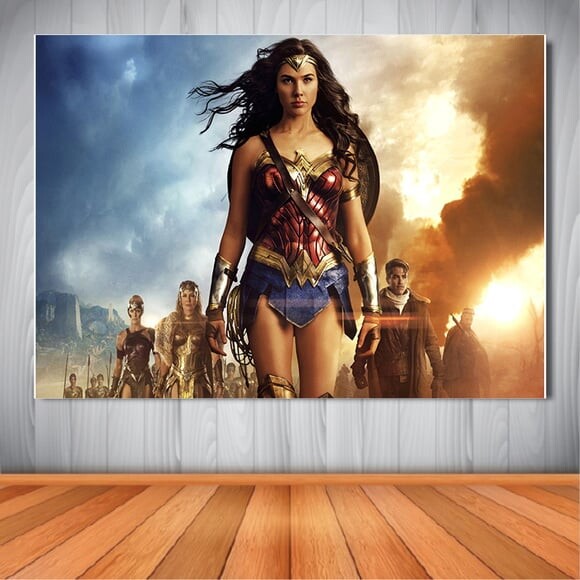 Painel Mulher Maravilha - 1,50x1,00m
