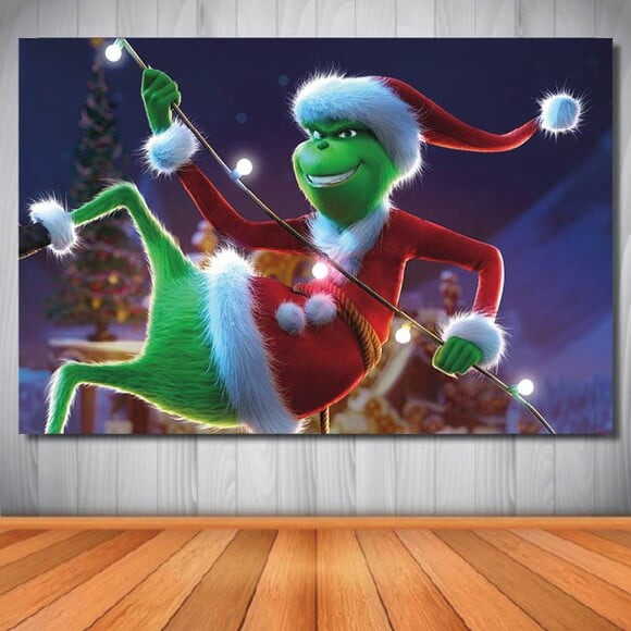 Painel o Grinch - 1,50x1,00m