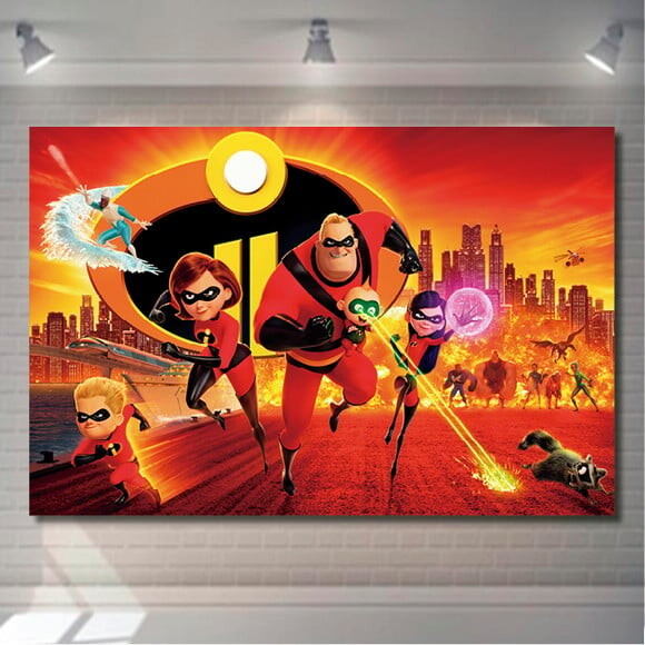 Painel os Incríveis - 1,50x1,00m