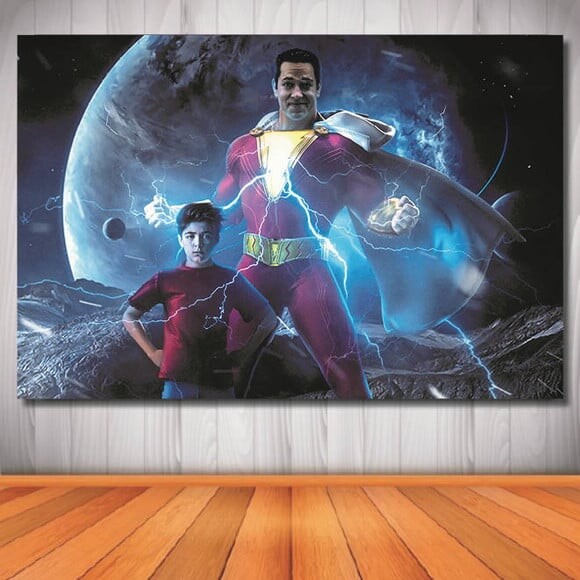 Painel Shazam - 1,50x1,00m