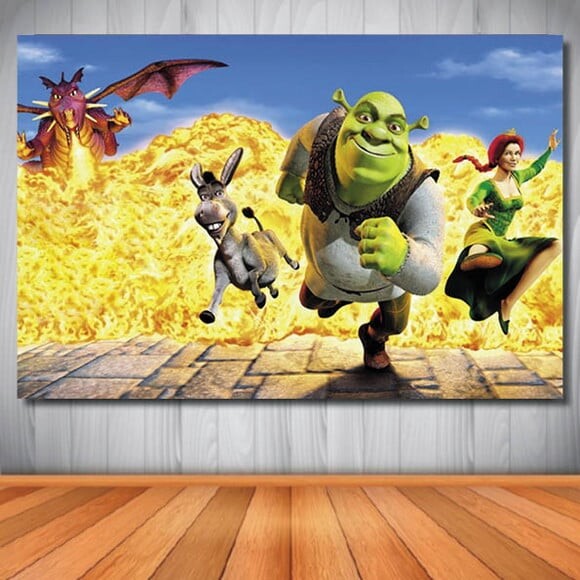 Painel Shrek - 1,50x1,00m