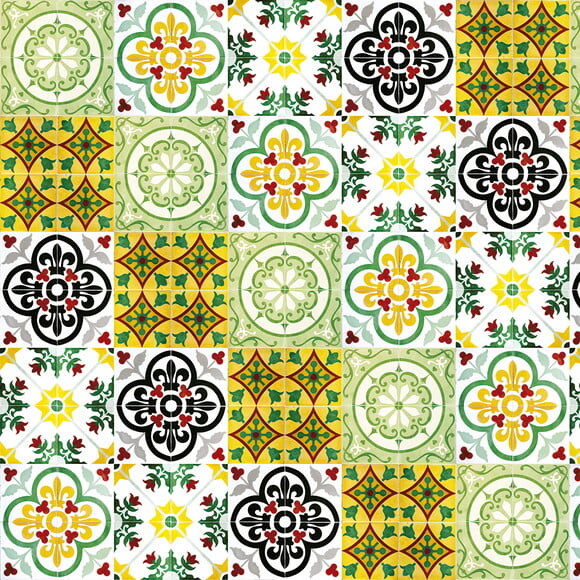Papel de Parede Azulejo Mix Cozinha