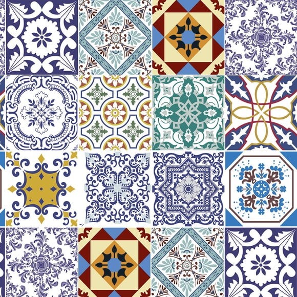 Papel de Parede Azulejo Português