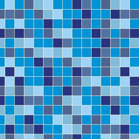 Papel de Parede Pastilha Azul