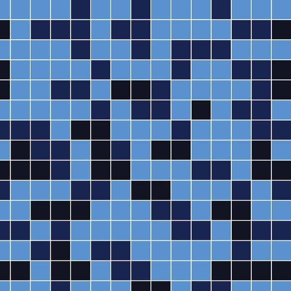 Papel de Parede Pastilha Azul
