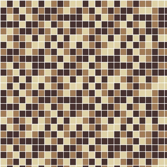 Papel de Parede Pastilha Marrom
