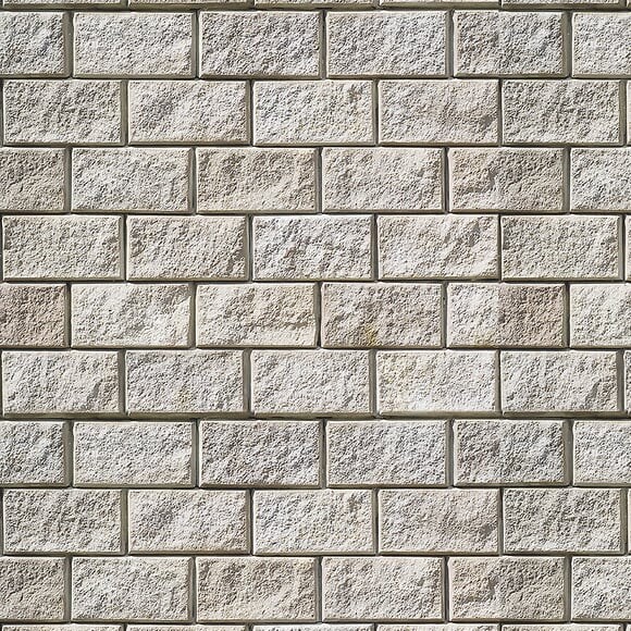 Papel de Parede Revestimento Pedra Cinza - 3d