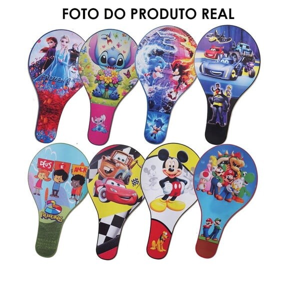 Raquetes Ping Pong mdf Lembrancinha Dragon Ball Z