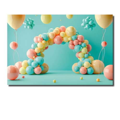 Cenário Fotográfico e Painel de Festa Decoração Arco Bexiga