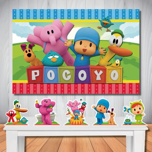 Kit Aniversário Festa Mega Painel + Display Pocoyo