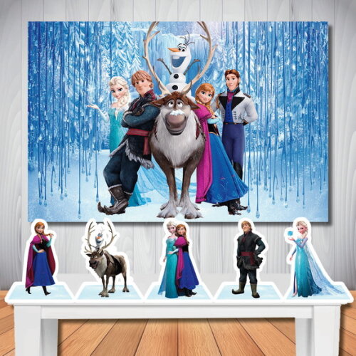Kit Aniversário Festa Top Painel + Display Frozen