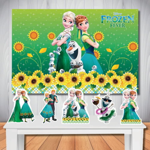 Kit Aniversário Festa Top Painel + Display Frozen Ferve