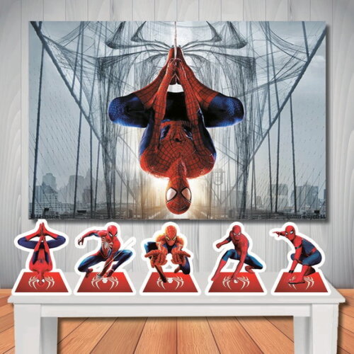 Kit Aniversário Festa Top Painel + Display Homem Aranha