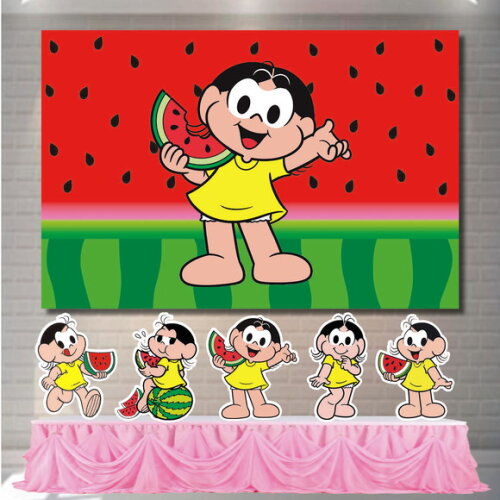 Kit Aniversário Festa Top Painel + Display Magali