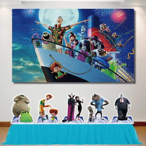 Kit Aniversário Mega Painel + Display Hotel Transilvânia