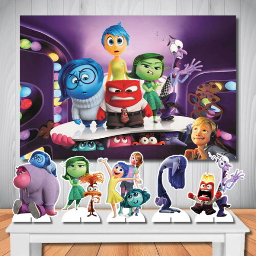 Kit Aniversário Mega Painel + Display mdf Divertidamente