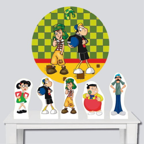 Kit Cenário de Festa Painel e Display Chaves