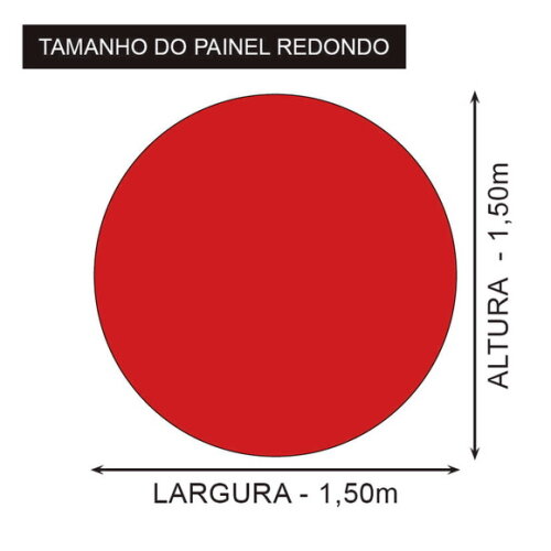 Kit Cenário Mundo Bita Painel Circular e Display de Mesa