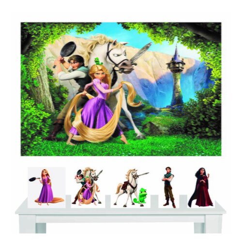 Kit Display e Painel Decoração 1,50x1,00m Enrolado