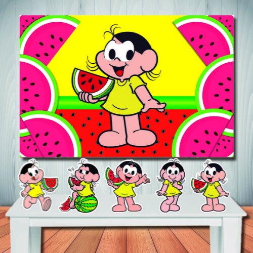 Kit Festa Magali Display de Mesa e Painel de Festa Infatil