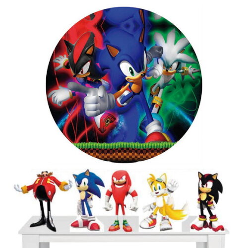 Kit Festa Painel Redondo e Display Sonic - 1,50x1,50m