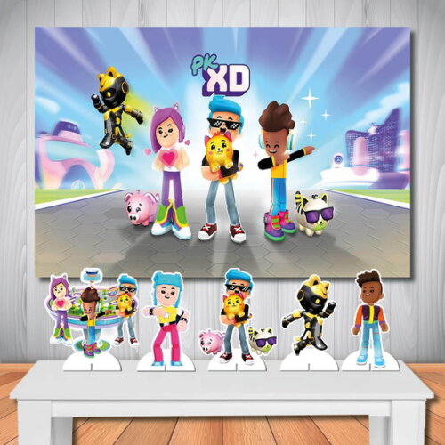 Kit Festa Top Painel de Aniversário + Display mdf Pkxd4
