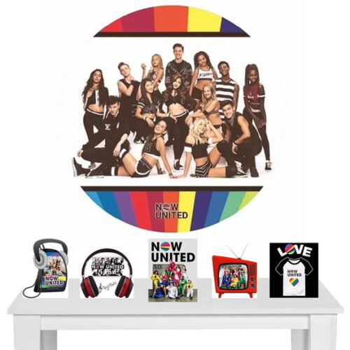 Kit Painel Circular e Display Now United - 1,50x1,50m