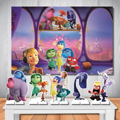 Kit Painel de Aniversário Mega + Display mdf Divertidamente