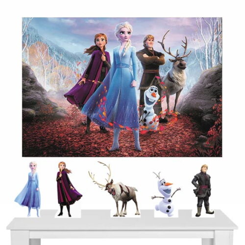 Kit Painel e Display Frozen 2 - 1,50x1,00m