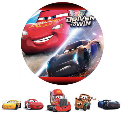 Kit Painel Redondo e Display Carros 3 - 1,50x1,50m