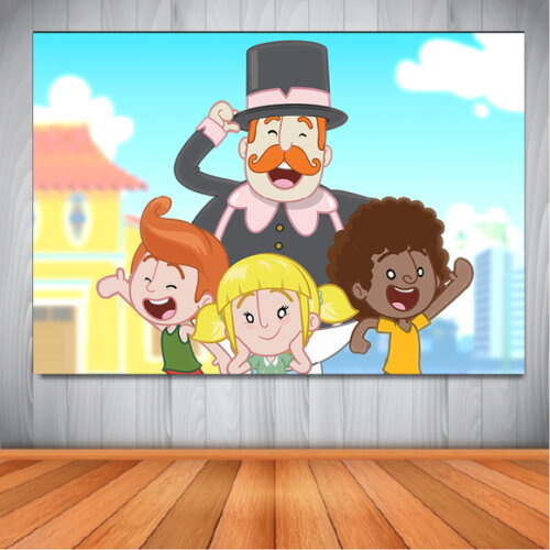 Painel Bita e a Turma - 1,50x1,00m