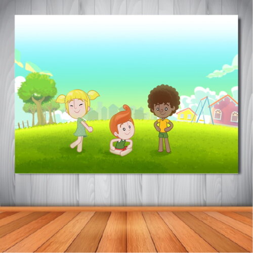 Painel Bita e a Turma - 1,50x1,00m