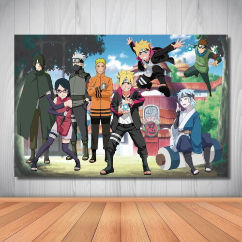Painel de Aniversário Infantil Boruto - 1,50x1,00m