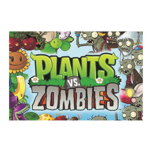 Painel de Aniversário Plantas x Zumbis - 1,50x1,00m