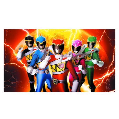 Painel de Aniversário Power Rangers - 1,