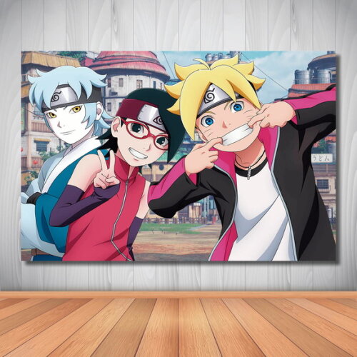 Painel de Festa Infantil Boruto - 1,50x1,00m