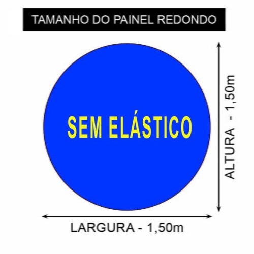 Painel de Festa Redondo e Kit Display mdf Poderoso Chefinho