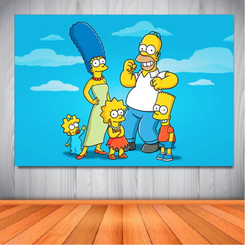 Painel Festa Simpsons - 1,50x1,00m