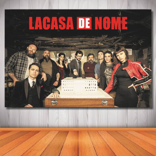 Painel La Casa de Papel - 1,50x1,00m