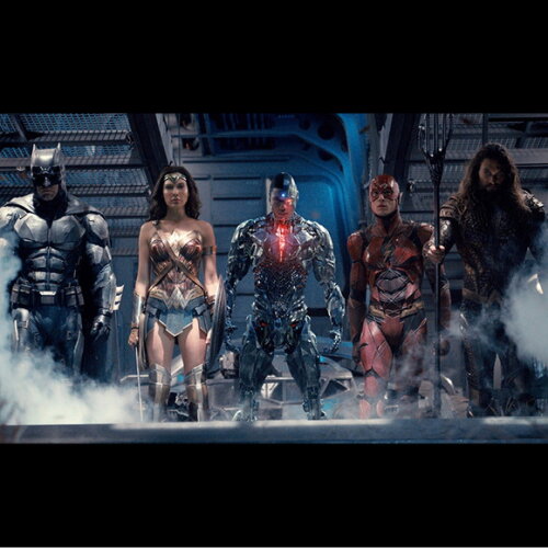 Painel Liga da Justiça Filme- 1,50x1,00m
