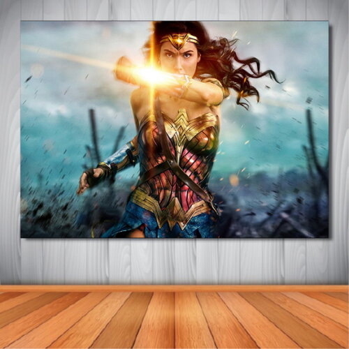 Painel Mulher Maravilha - 1,50x1,00m