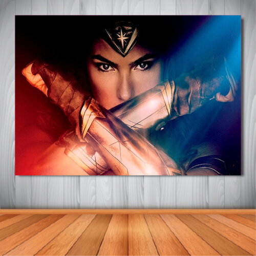 Painel Mulher Maravilha - 1,50x1,00m